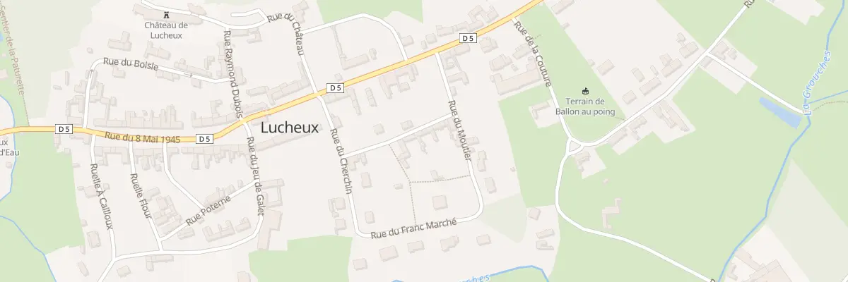 Plan du 6 Rue du Bas Cherchin à Lucheux