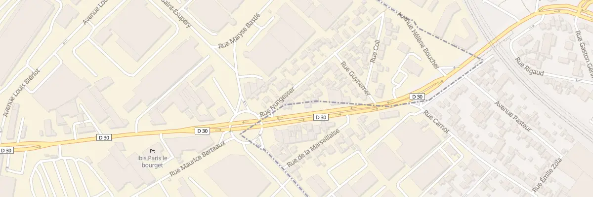 Plan du 10 Rue Nungesser à La Courneuve