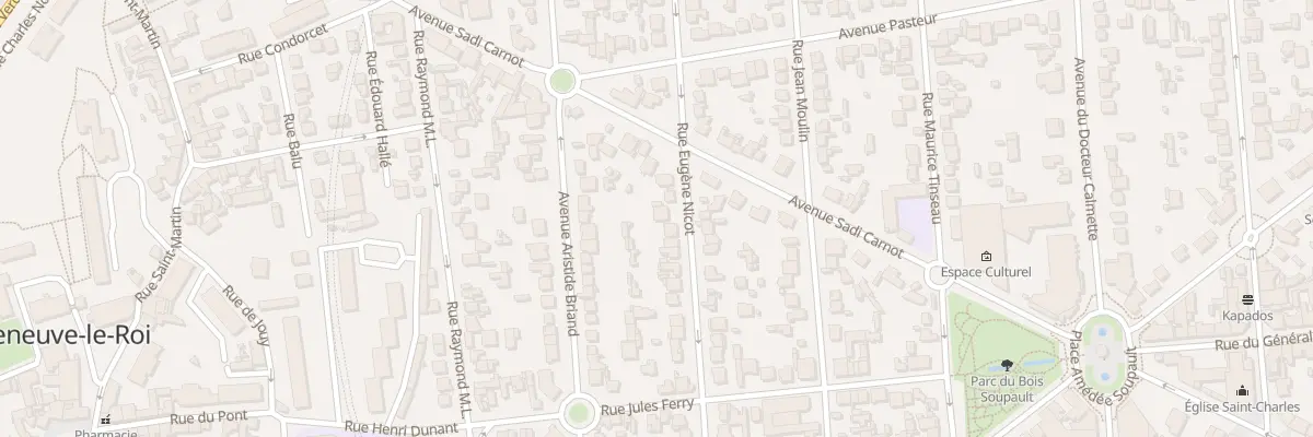 Plan du 23 Rue Eugene Nicot à Villeneuve-le-Roi