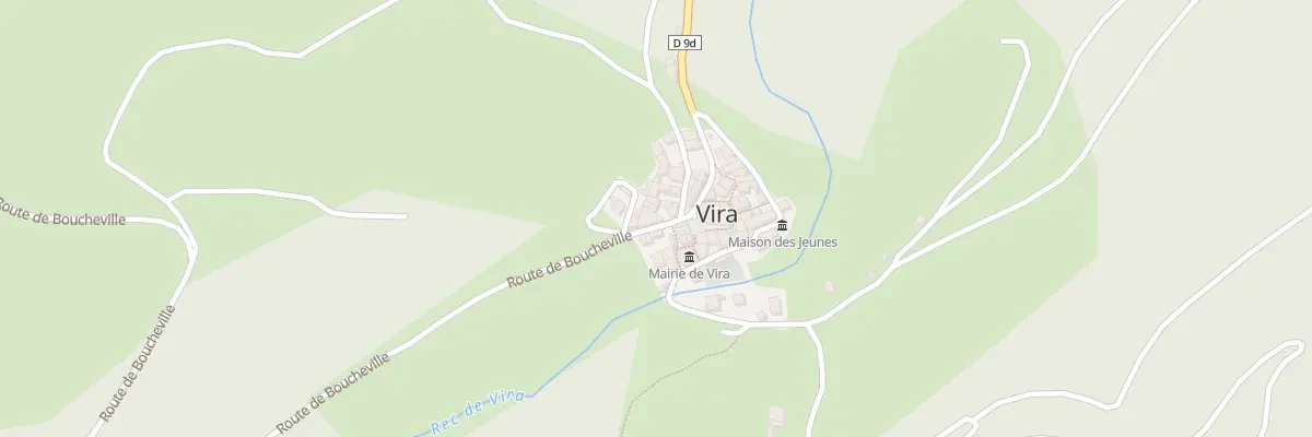 Plan du 25 Rte Boucheville à Vira
