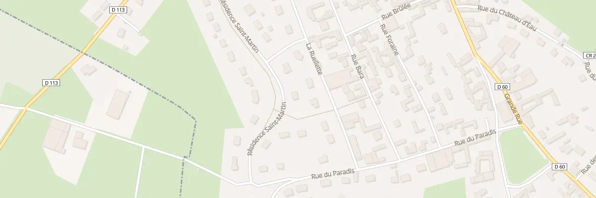 Plan du 14 Res Saint - Martin à Hérissart