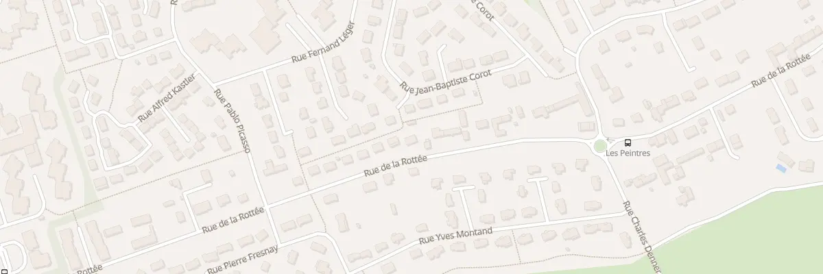Plan du 96 Rue de la Rottée à Bourges