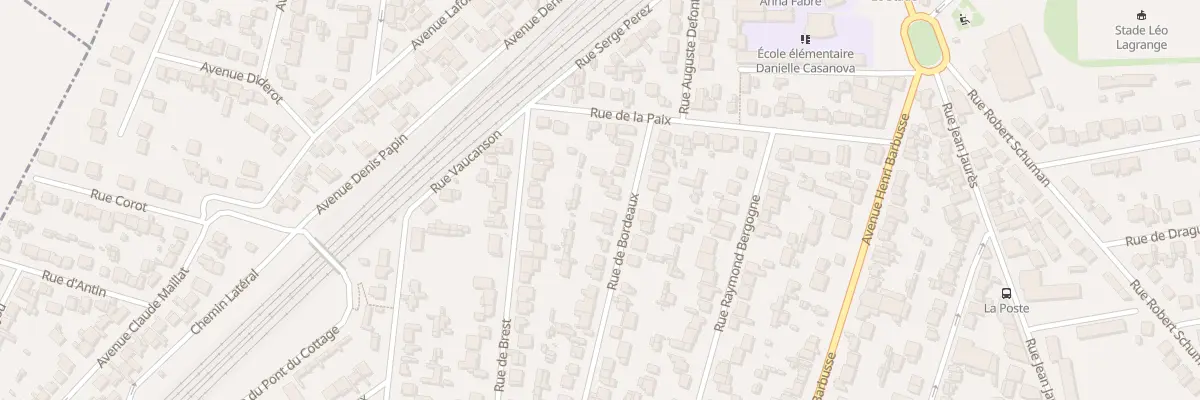 Plan du 65 Rue de Bordeaux à Arnouville