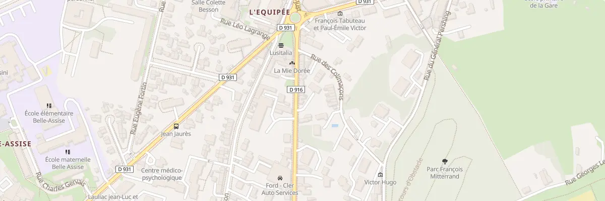 Plan du 96 Rue du Général de Gaulle à Clermont