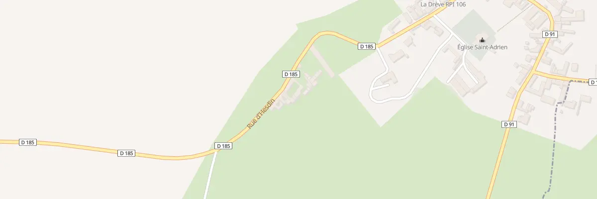 Plan du 20 Rue d’Hesdin à Lières