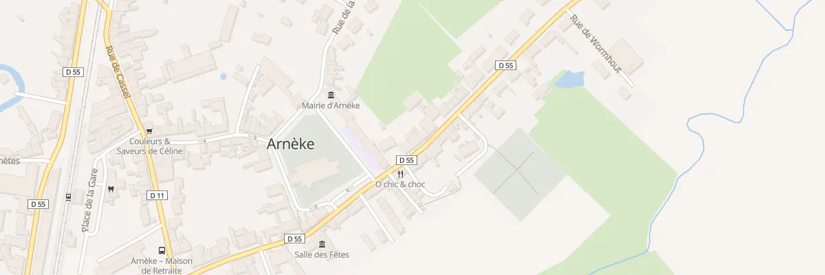 Plan du 5 Rue de Wormhout à Arnèke
