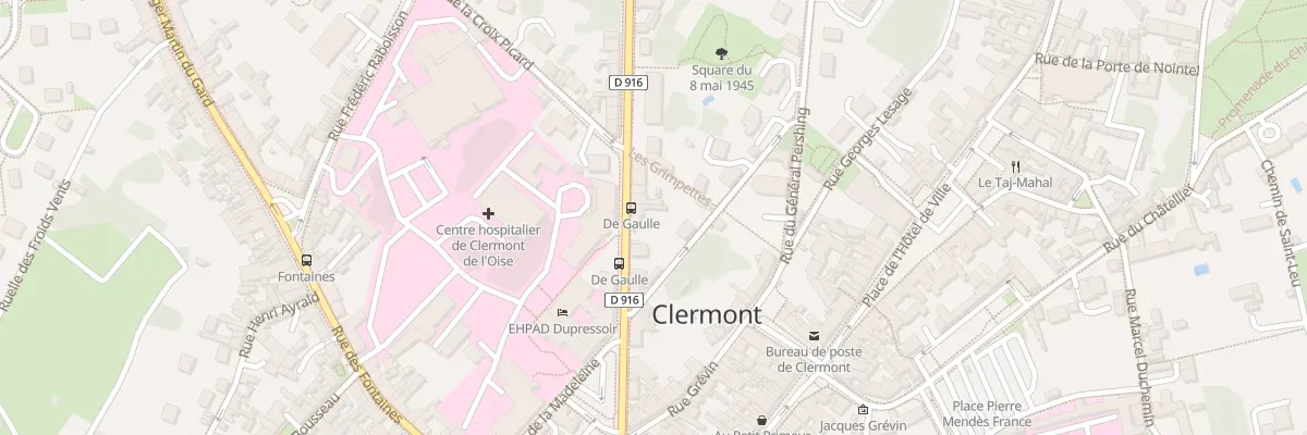 Plan du 44 Rue du Général de Gaulle à Clermont