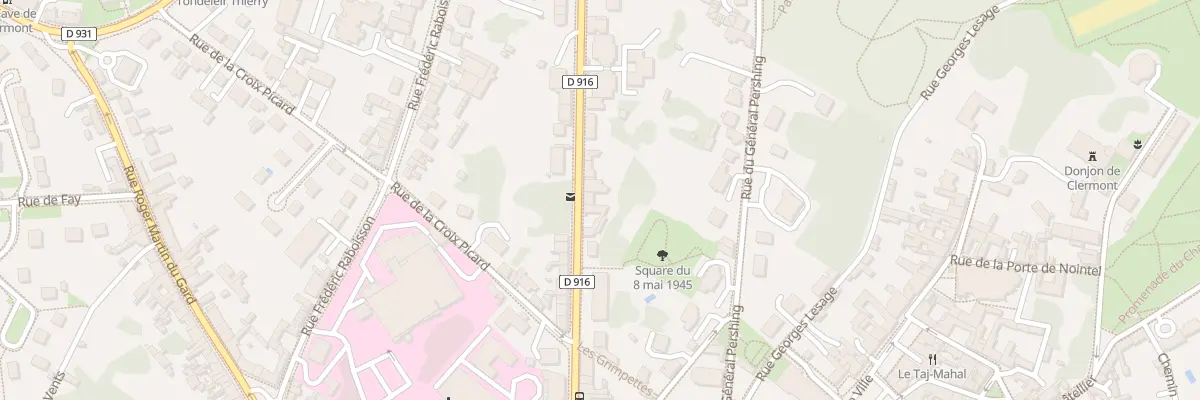 Plan du 62 Rue du Général de Gaulle à Clermont