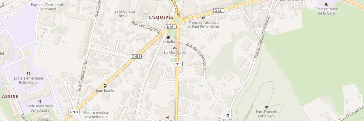 Plan du 102 Rue du Général de Gaulle à Clermont