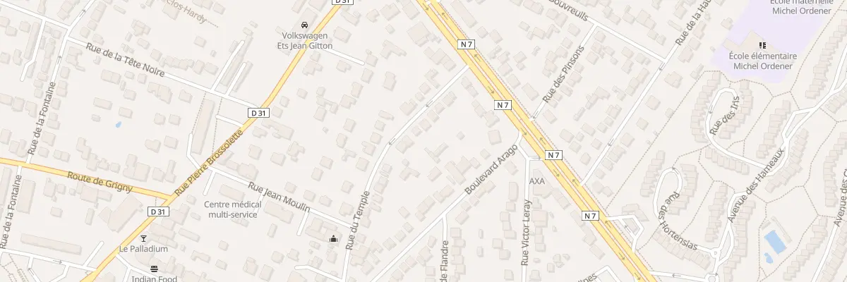 Plan du 11 Rue du Temple à Ris-Orangis