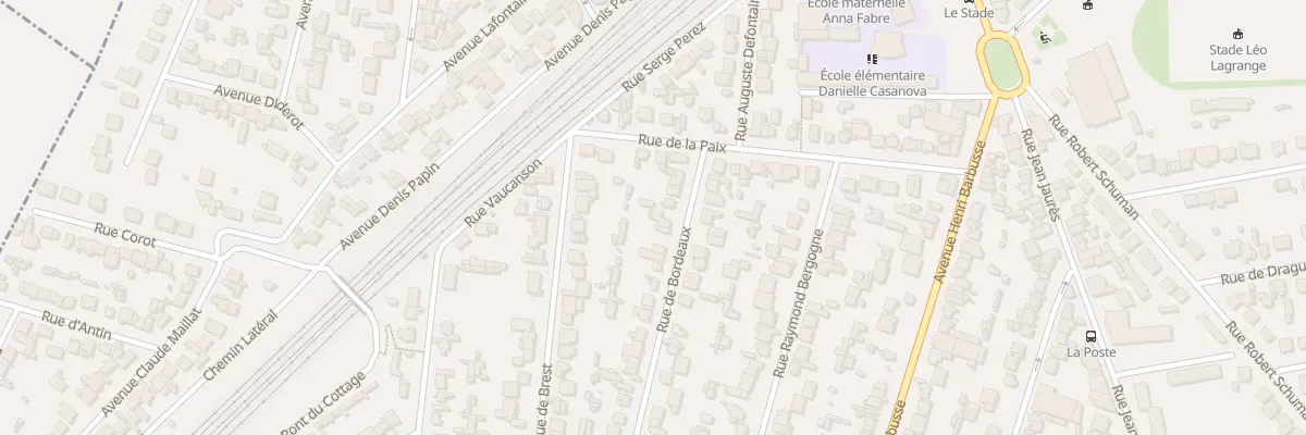 Plan du 67 Rue de Bordeaux à Arnouville
