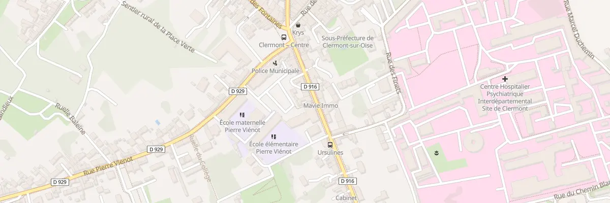 Plan du 14 Rue de Paris à Clermont