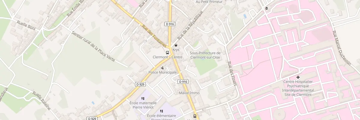 Plan du 13 Rue de Paris à Clermont
