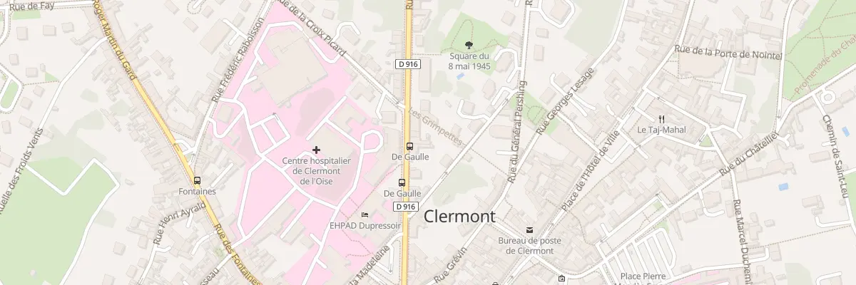 Plan du 46 Rue du Général de Gaulle à Clermont