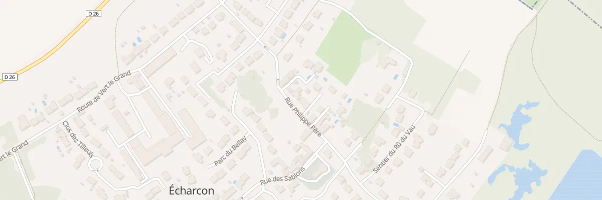 Plan du 12B Rue Philippe Père à Écharcon