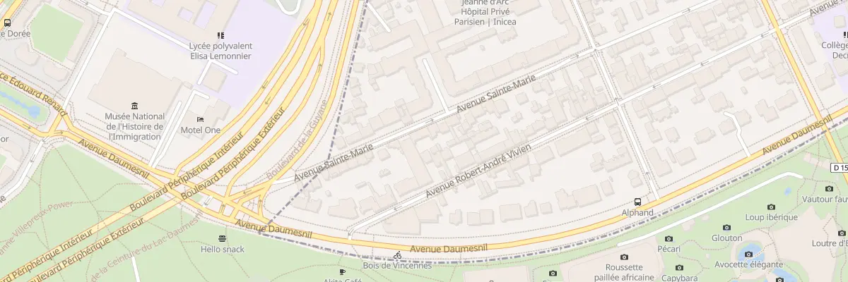 Plan du 69B Av Sainte-marie à Saint-Mandé