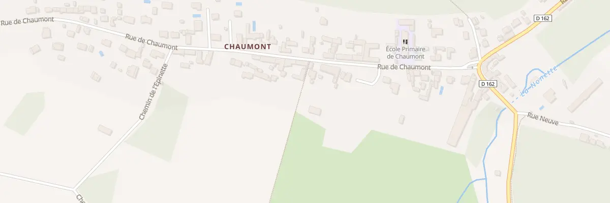 Plan du 27B Rue de Chaumont à Gouvieux