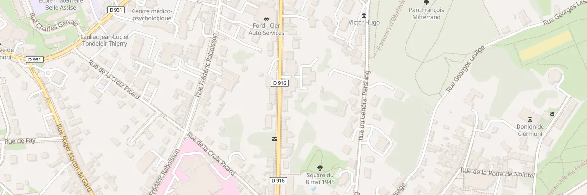 Plan du 70 Rue du Général de Gaulle à Clermont