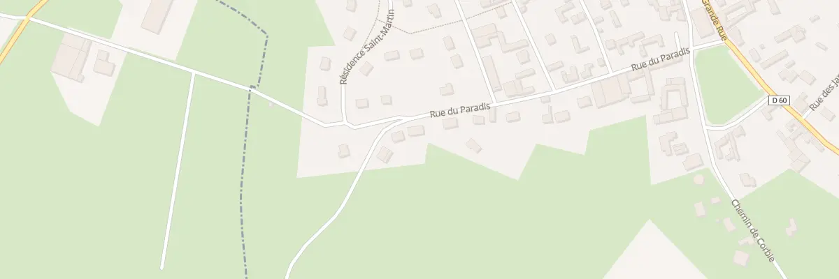 Plan du 16 Rue du Paradis à Hérissart