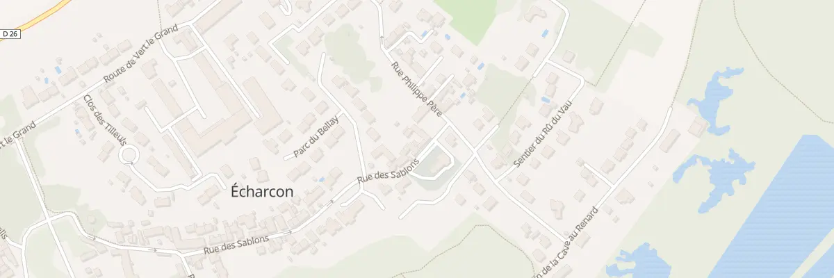 Plan du 4 Rue des Sablons à Écharcon