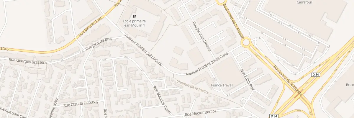 Plan du 37 Av Frederic J Curie à Garges-lès-Gonesse