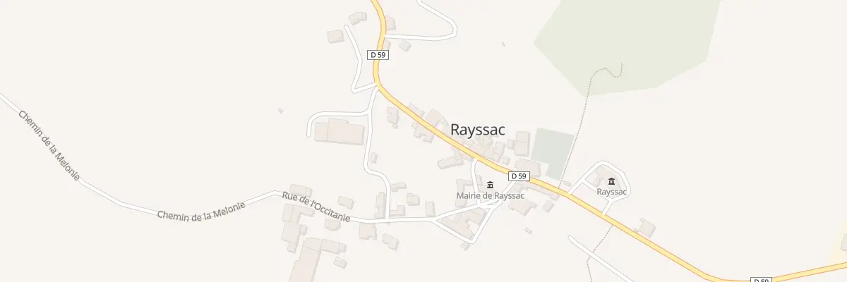 Plan du 5001 Le Village à Rayssac