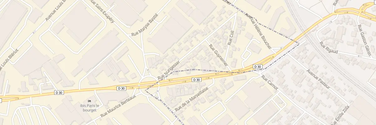 Plan du 14 Rue Nungesser à La Courneuve
