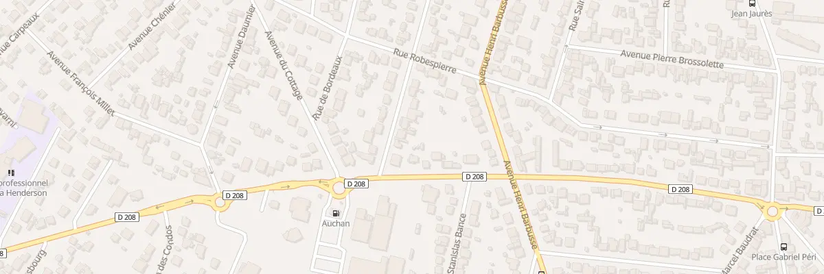 Plan du 6 Rue Raymond Bergogne à Arnouville
