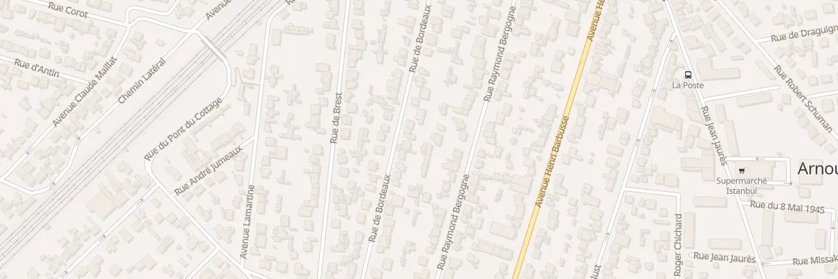Plan du 50 Rue de Bordeaux à Arnouville