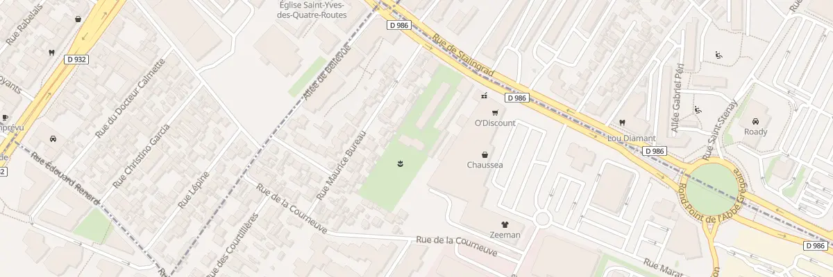Plan du 255 Rue de Stalingrad à Bobigny