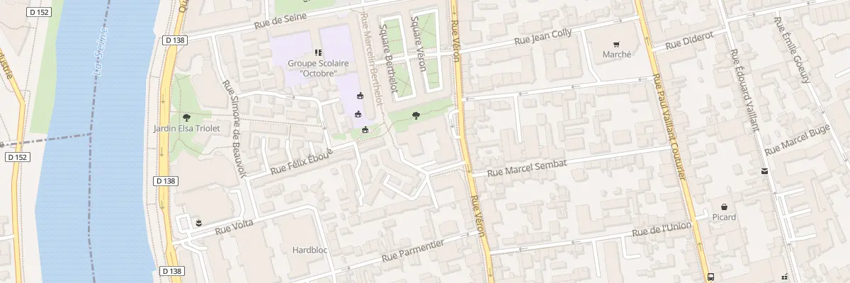 Plan du 91 Rue Marcelin Berthelot à Alfortville