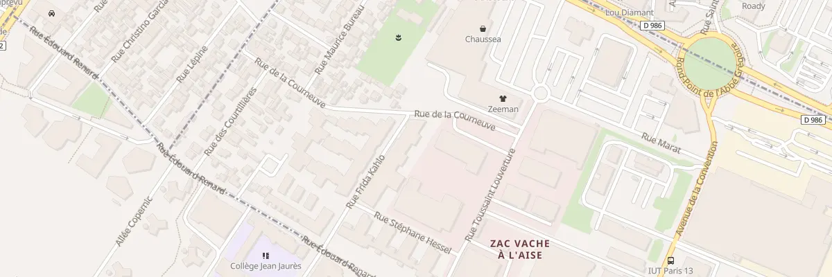 Plan du 48 Rue de la Courneuve à Bobigny
