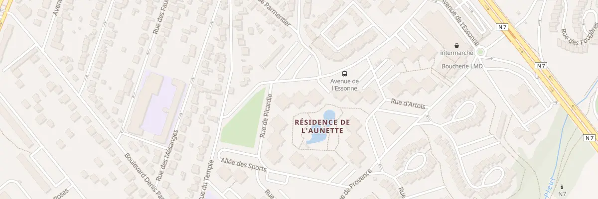Plan du 14 Rue de Picardie à Ris-Orangis