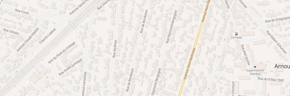 Plan du 54 Rue de Bordeaux à Arnouville