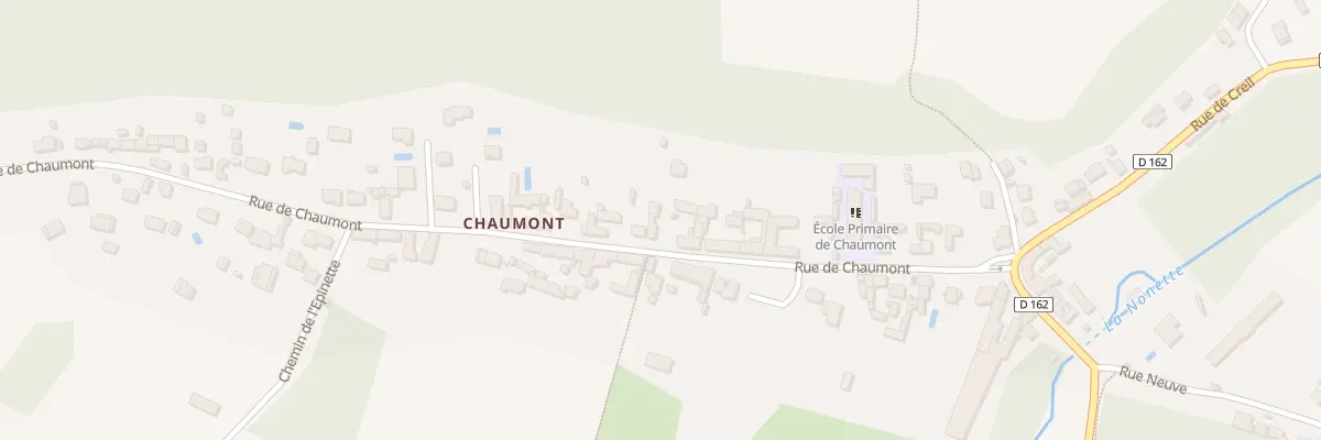 Plan du 24 Rue de Chaumont à Gouvieux