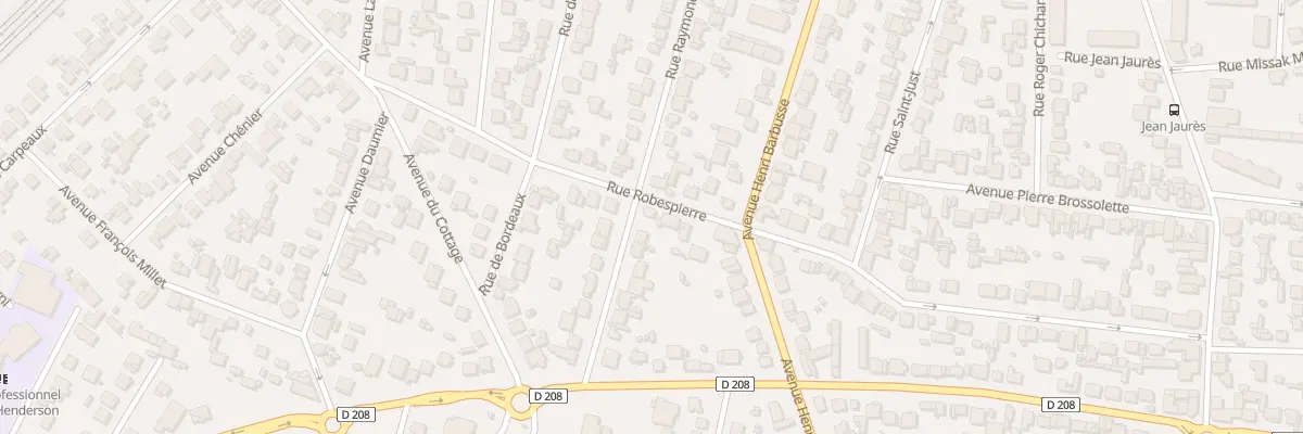 Plan du 49 Rue Robespierre à Arnouville