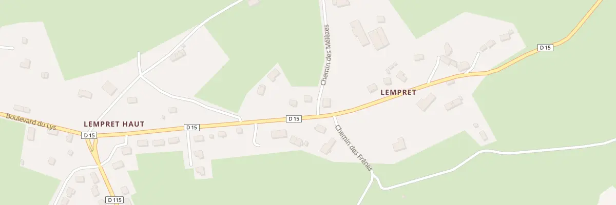 Plan du 1 Che des Mélèzes à Champagnac