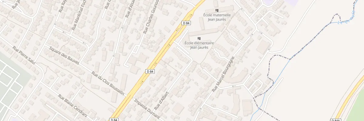 Plan du 37 Rue d’Albert à Garges-lès-Gonesse