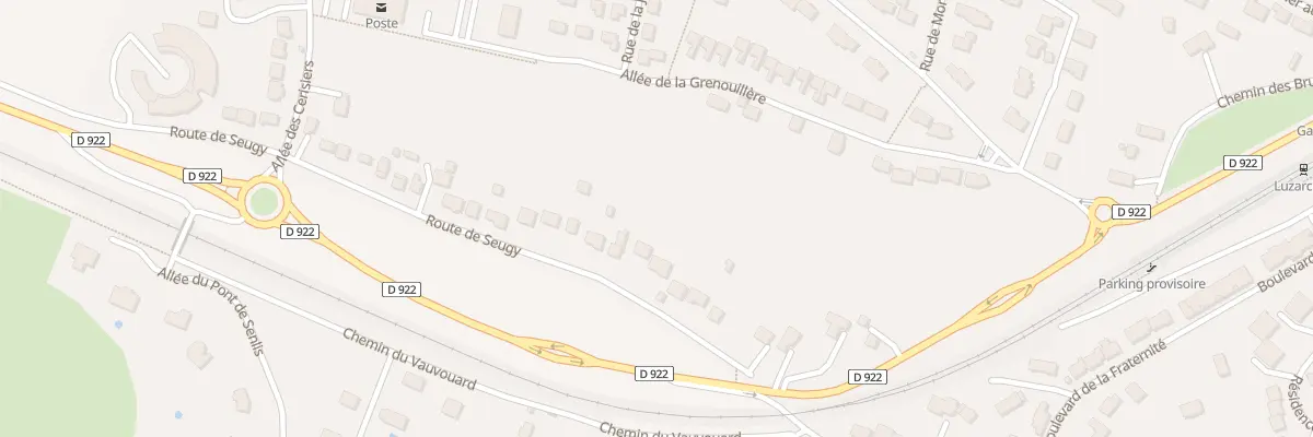 Plan du 14 Rte de Seugy à Luzarches