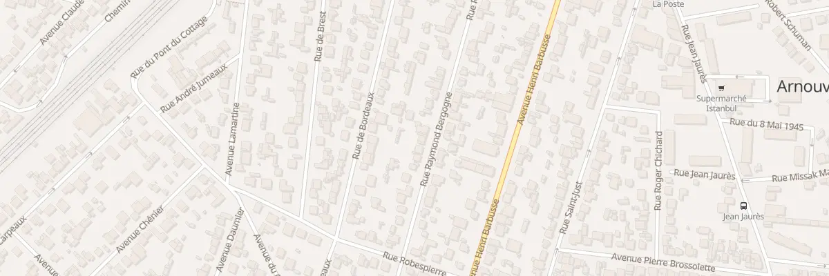 Plan du 39 Rue Raymond Bergogne à Arnouville