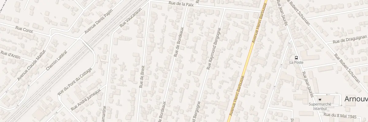 Plan du 60B Rue de Bordeaux à Arnouville