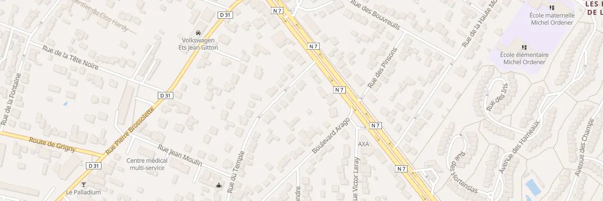 Plan du 5 Rue du Temple à Ris-Orangis
