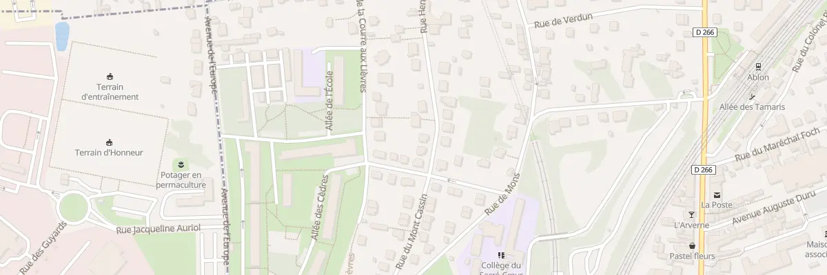 Plan du 5 Rue Henri Dunant à Ablon-sur-Seine