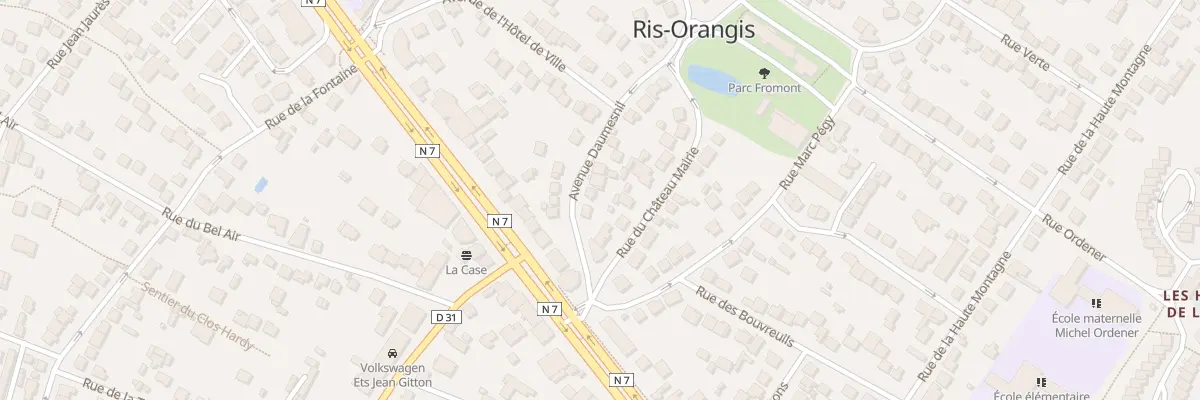 Plan du 61 Av Daumesnil à Ris-Orangis