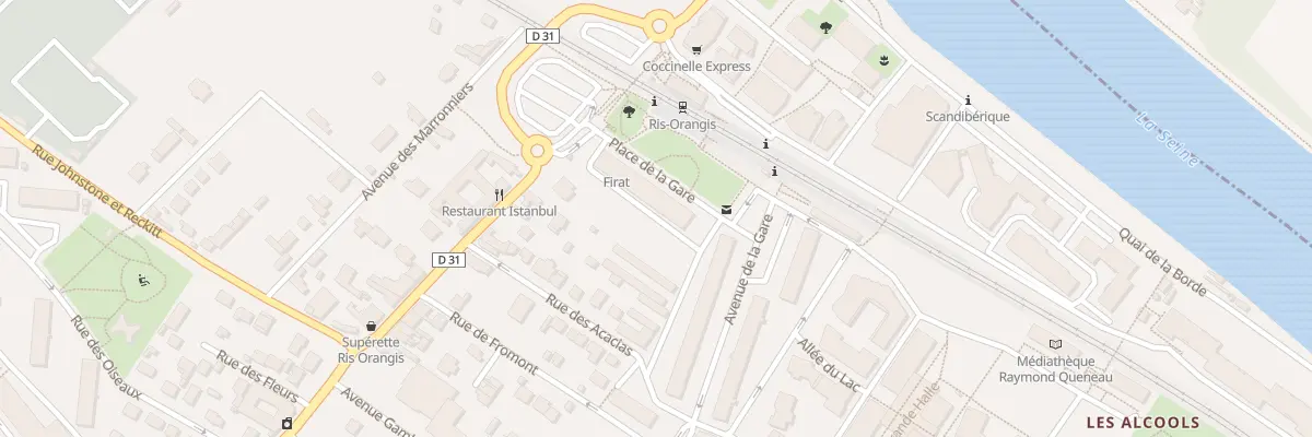 Plan du 7 Pl de la Gare à Ris-Orangis