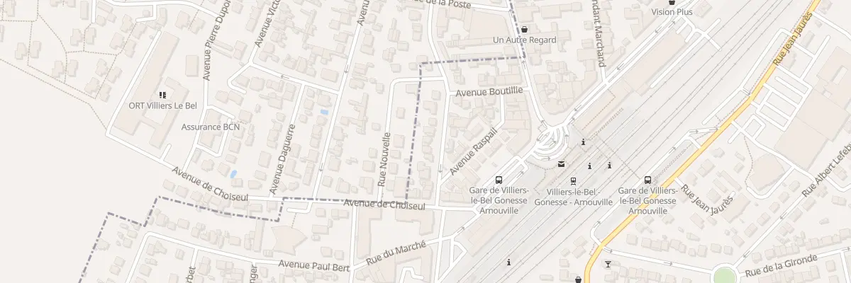 Plan du 13 Av Pasteur à Arnouville