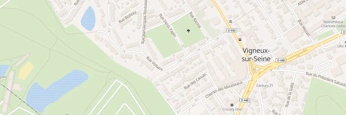 Plan du 33 Rue Voltaire à Vigneux-sur-Seine