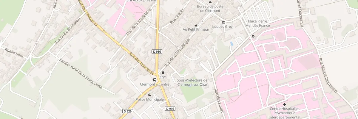 Plan du 20 Rue de la République à Clermont