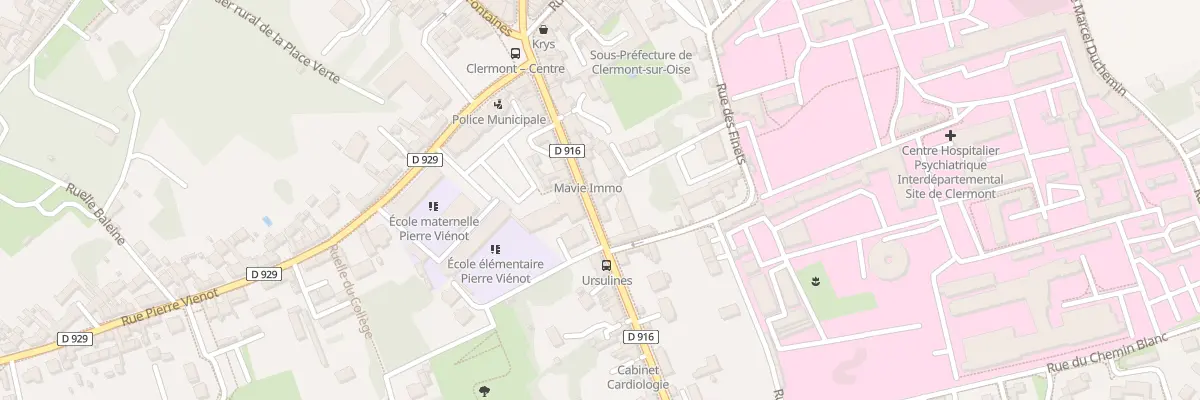 Plan du 33 Rue de Paris à Clermont
