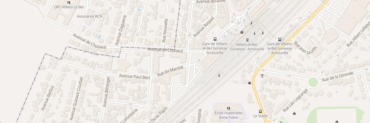Plan du 1 Av de Choiseul à Arnouville